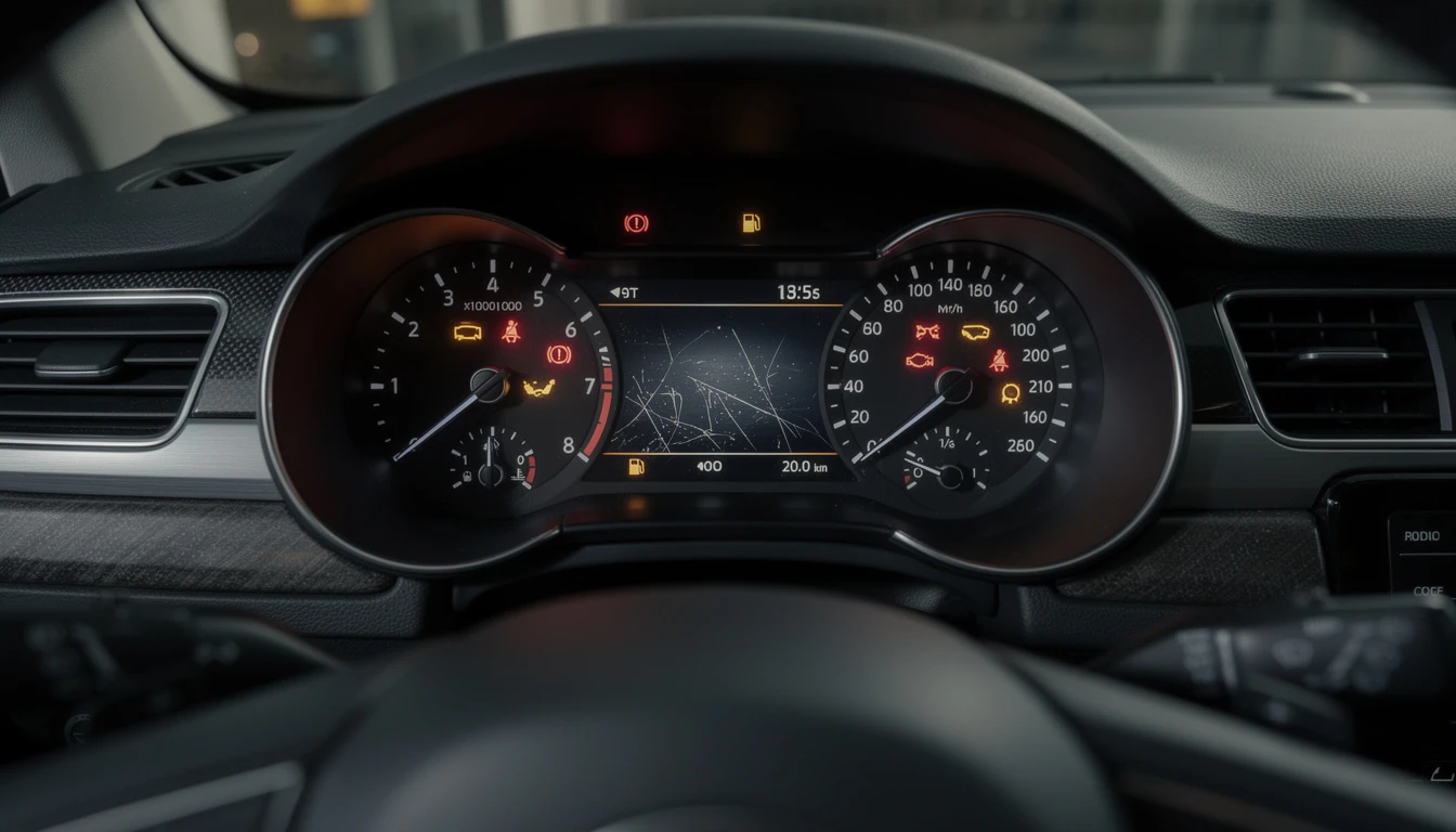 Voyants allumés contrôle technique